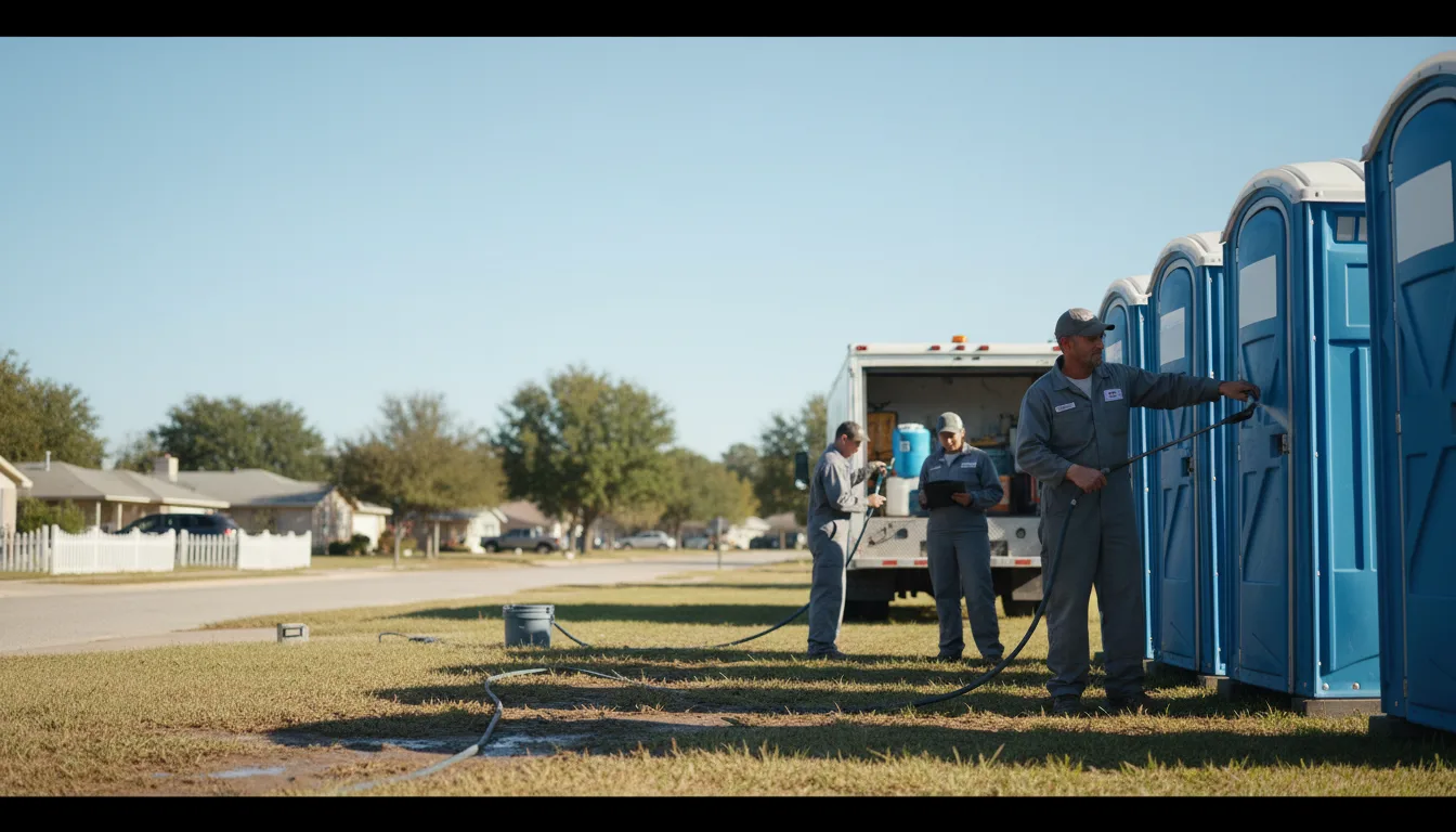 Long-Term Portable Toilet Rental in Cook Springs, AL near me